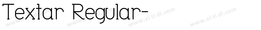 Textar Regular字体转换